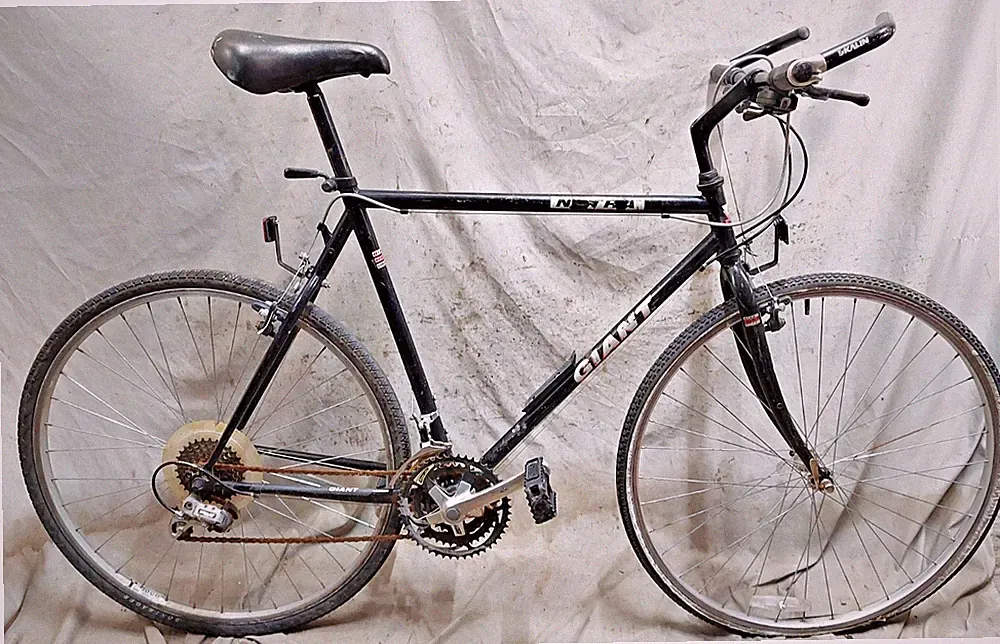 1980 Giant Nutra Hybrid Bike 22.5" XXL Chromoly Steel Shimano Java Bar Commuter~