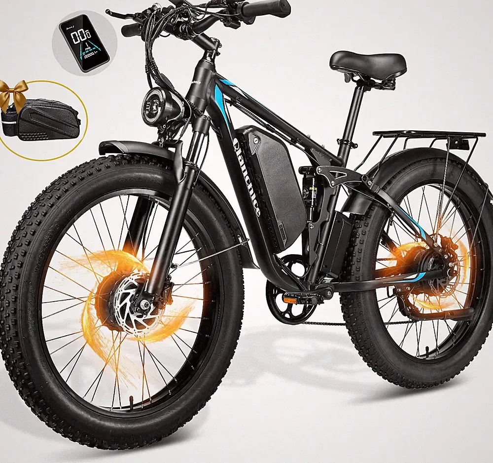26in 4000W Electric Bike Adults 45mph Ebike Fat Tire Commuter Bicycles Hydrau