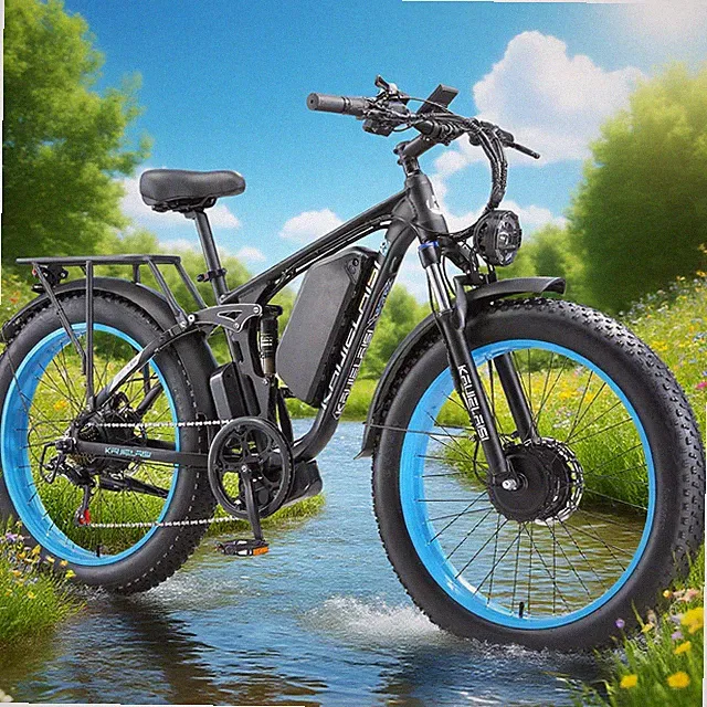 38MPH Fast Electric Bike V3 Pro Dual Motor Up to 3200W 1352WH Removable Battery