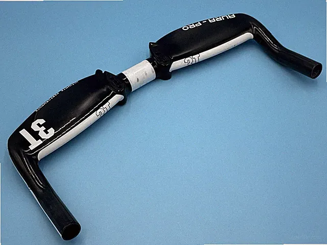 3T AURA PRO 40cm Carbon Fiber Bull Horn Aerobar 31.8mm Clamp VERY GOOD USED
