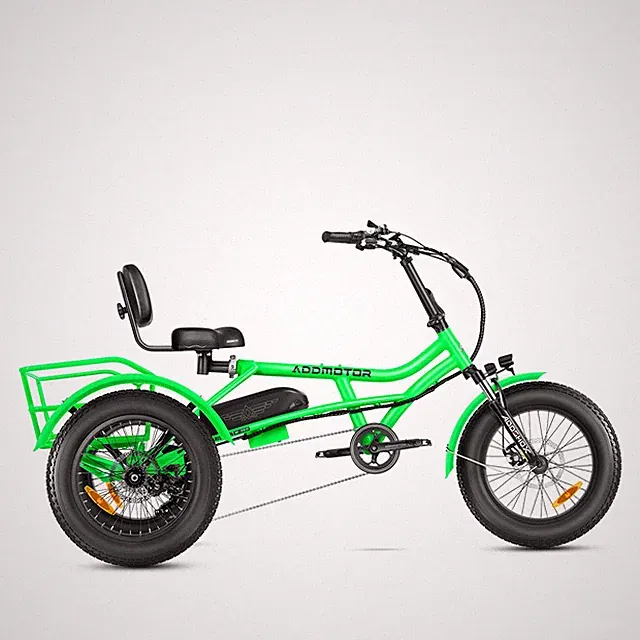 Addmotor M-360II Mini Semi-Recumbent Electric Tricycle 750W 20Ah 16" Fat Tire US