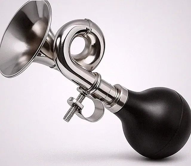 Aluminum Alloy Bike Horn, Loud Bicycle Horns for Kids and Adults,Retro and Easy