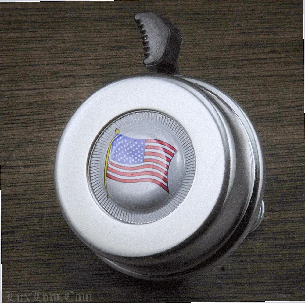 American Flag Bicycle BELL Vintage Schwinn Cruiser BeachTank Bike Handlebar Horn