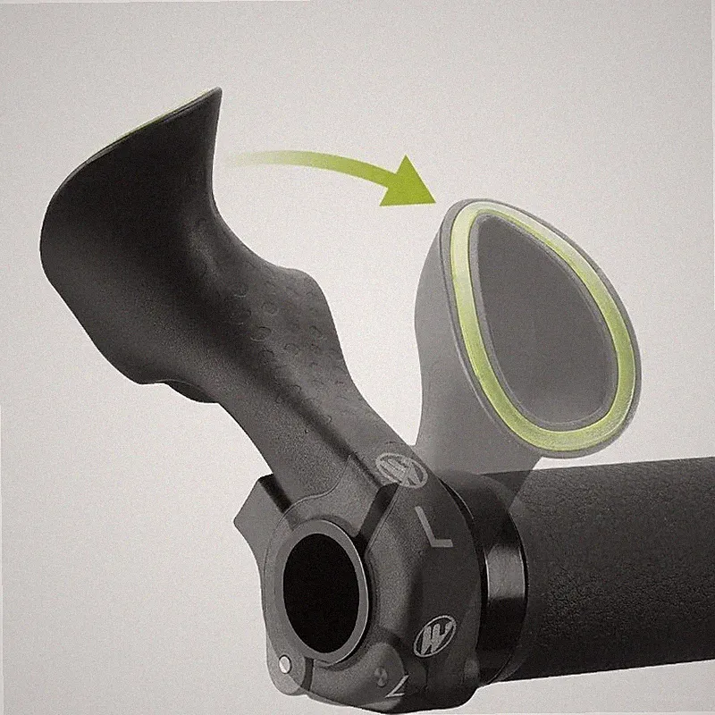 Bicycle Handlebar Vice Handle MountainBike Cow Horn Luminous Nylon MTB Road Grip