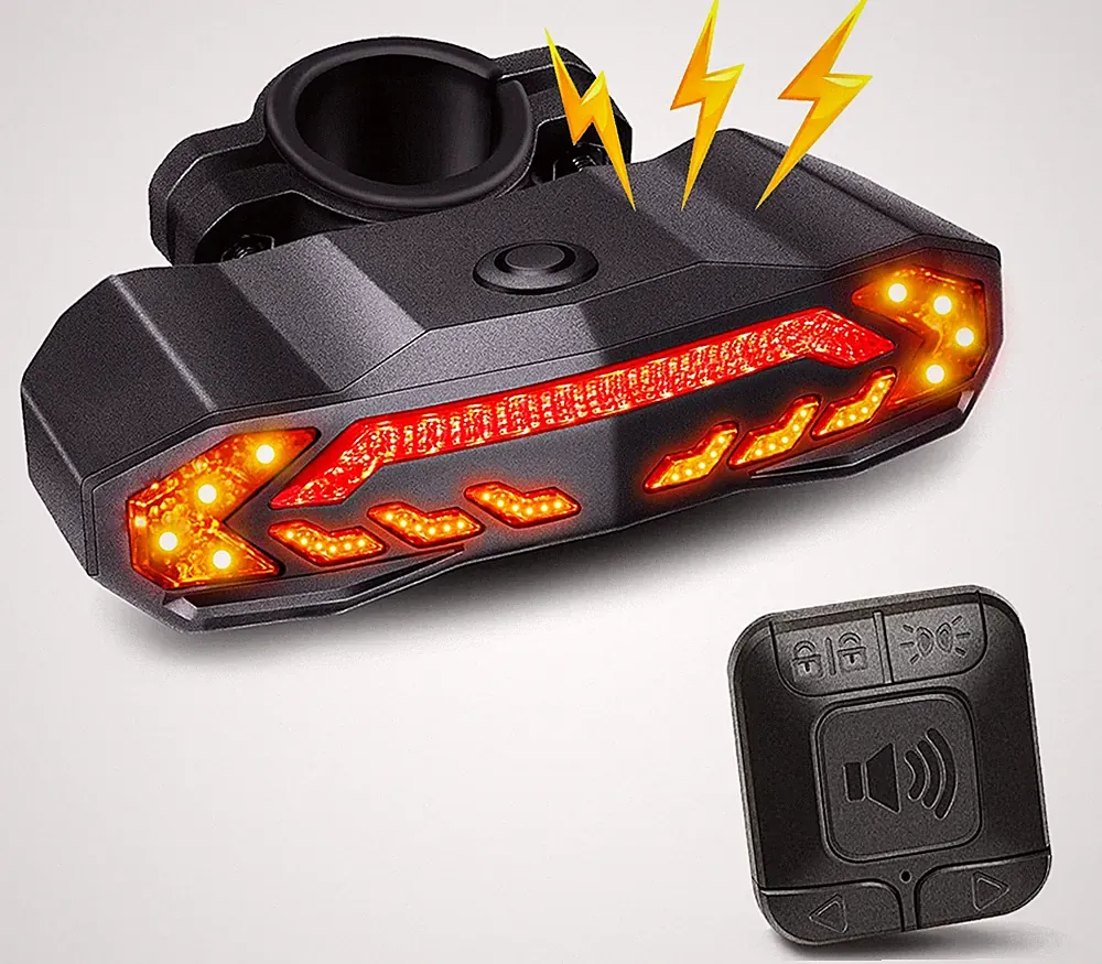 Bicycle Horn High Decibel Loud Rear Bike Light Led Mountain Bike Accessories Hot