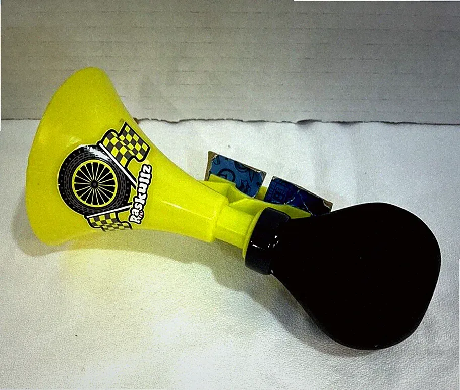 Bicycle Tricycle Horn Yellow Raskullz