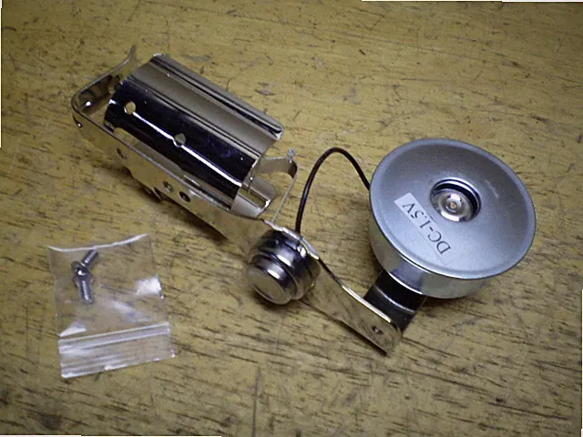 Delta Style Bicycle Tank Single Battery Horn Unit Fit Schwinn Monark Shelby &