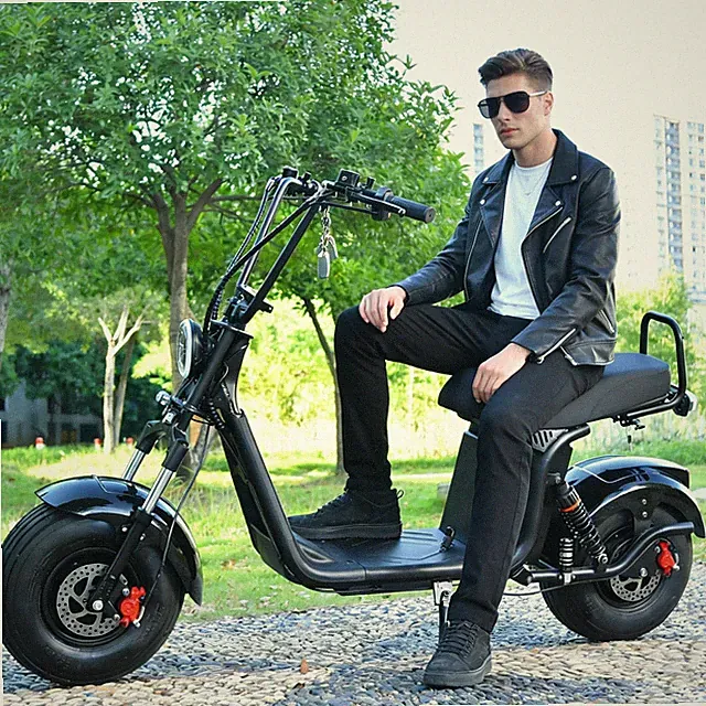 electric motorcycle scooter with a 3000W powerful motor max speeds 35MPH E bike