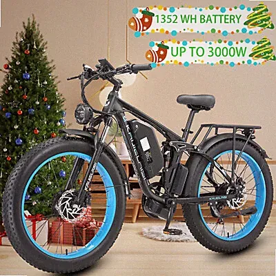 Fast Electric Bike V3 Pro Dual Motor Up to 3200W 1352WH Removable Battery 38MPH