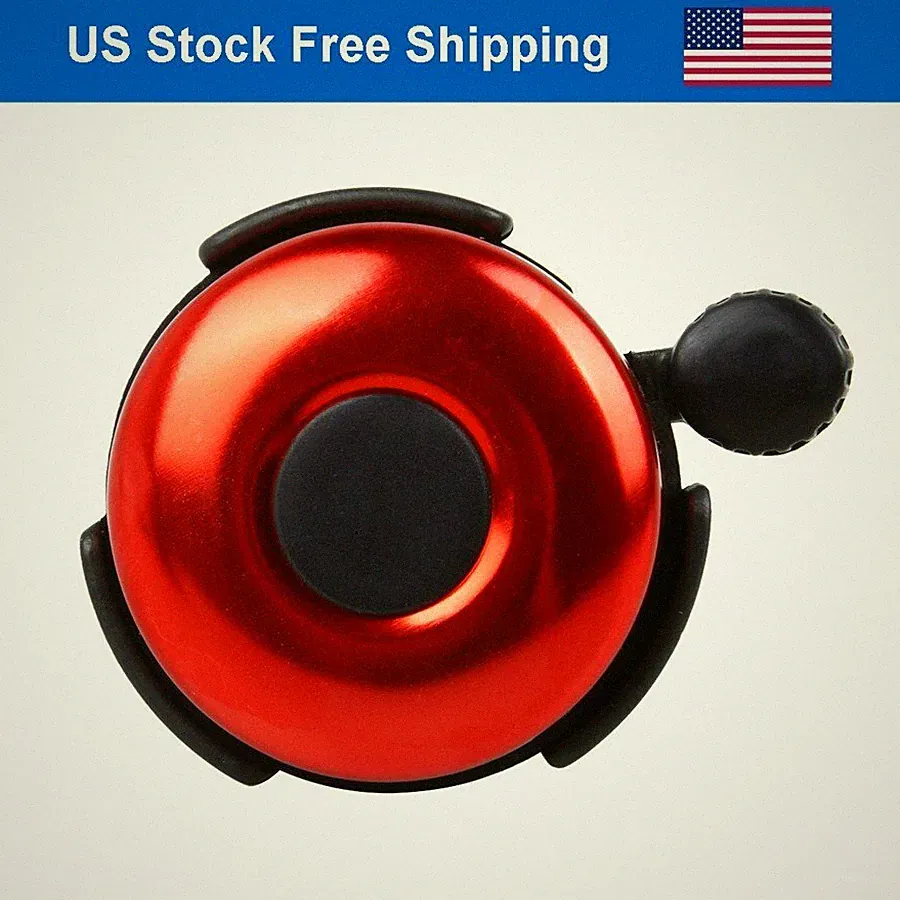 Kids Bicycle Bike Bell Cycling Handlebar Horn Ring Alarm High Quality Safety Red