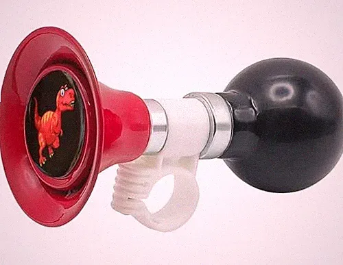 Kids Bike Horn, Cute Bicycle Handlebar Air Horn for Boys, Toddlers T-Rex