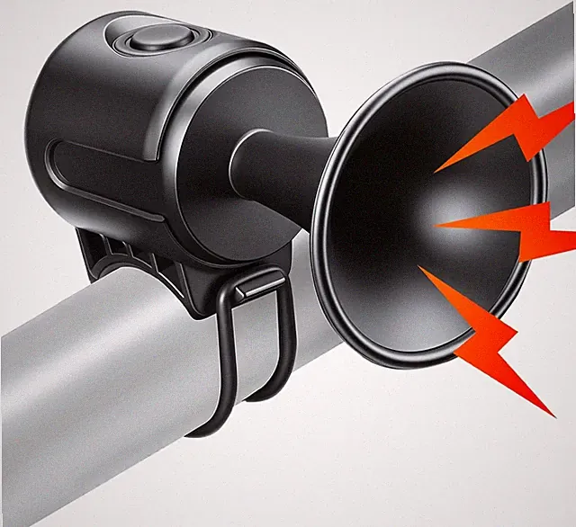 Onvian 120dB Electric Bike Horn Waterproof for 22.2-32mm Bar
