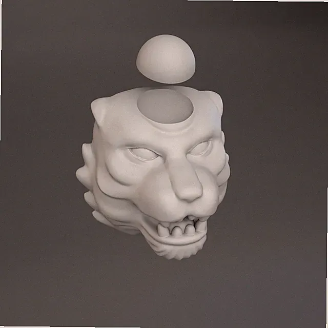 Pee Wee Herman - Burton Adventure Bike - 3D Printed - LION HEAD HORN