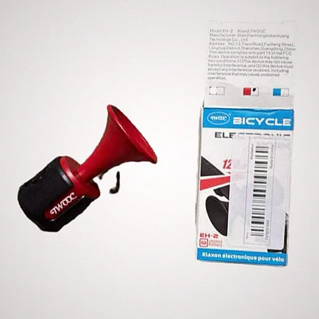 TWOOC 120dB Electric Bike Horn Theft Alarm Waterproof USB Rechargeable