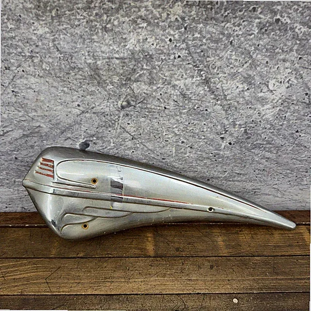 Vintage Schwinn Red Phantom Horn Tank Panel LEFT Side Original Cruiser Bike